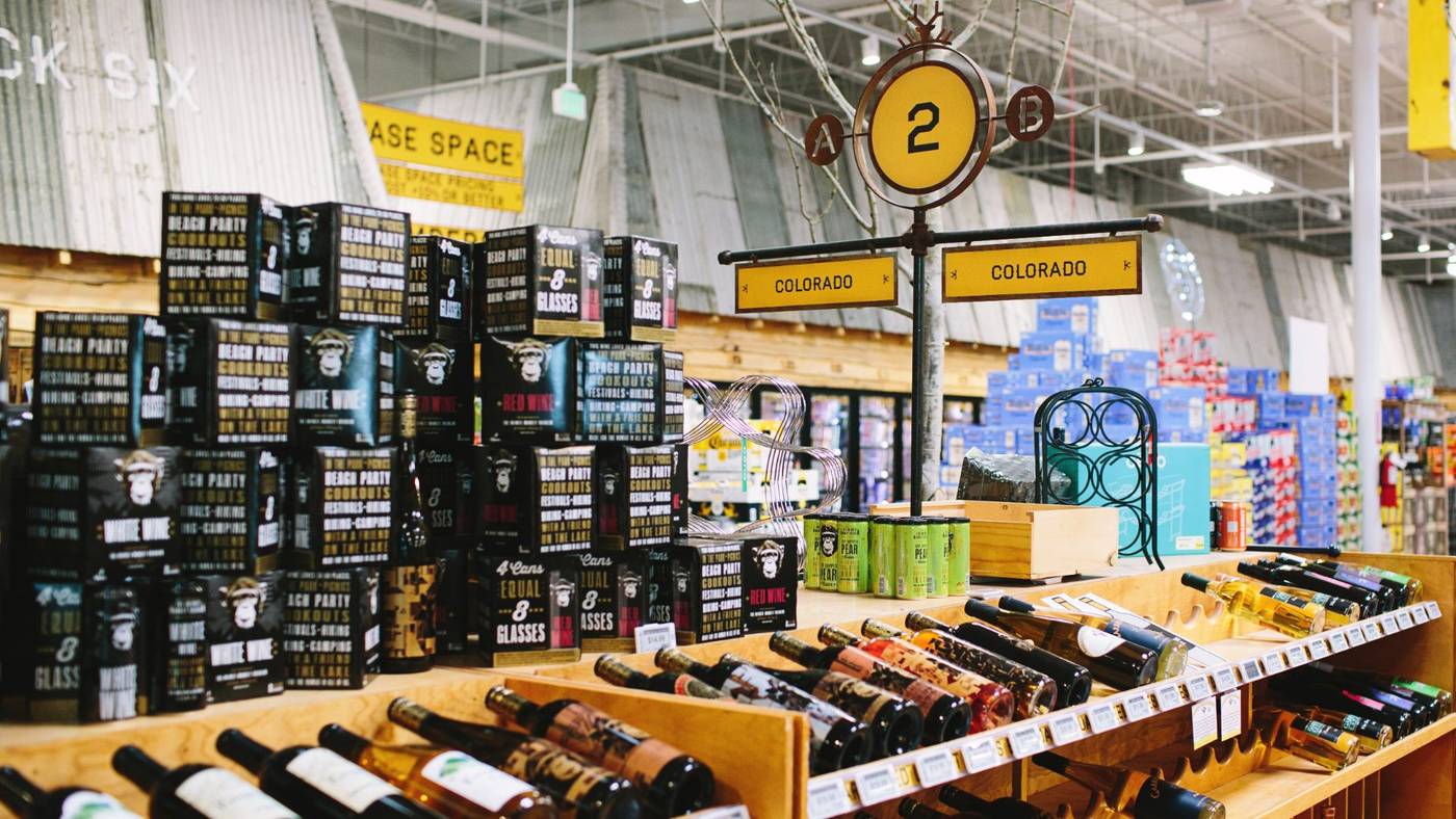 Cases of product waiting to be received in a real mPower customer store